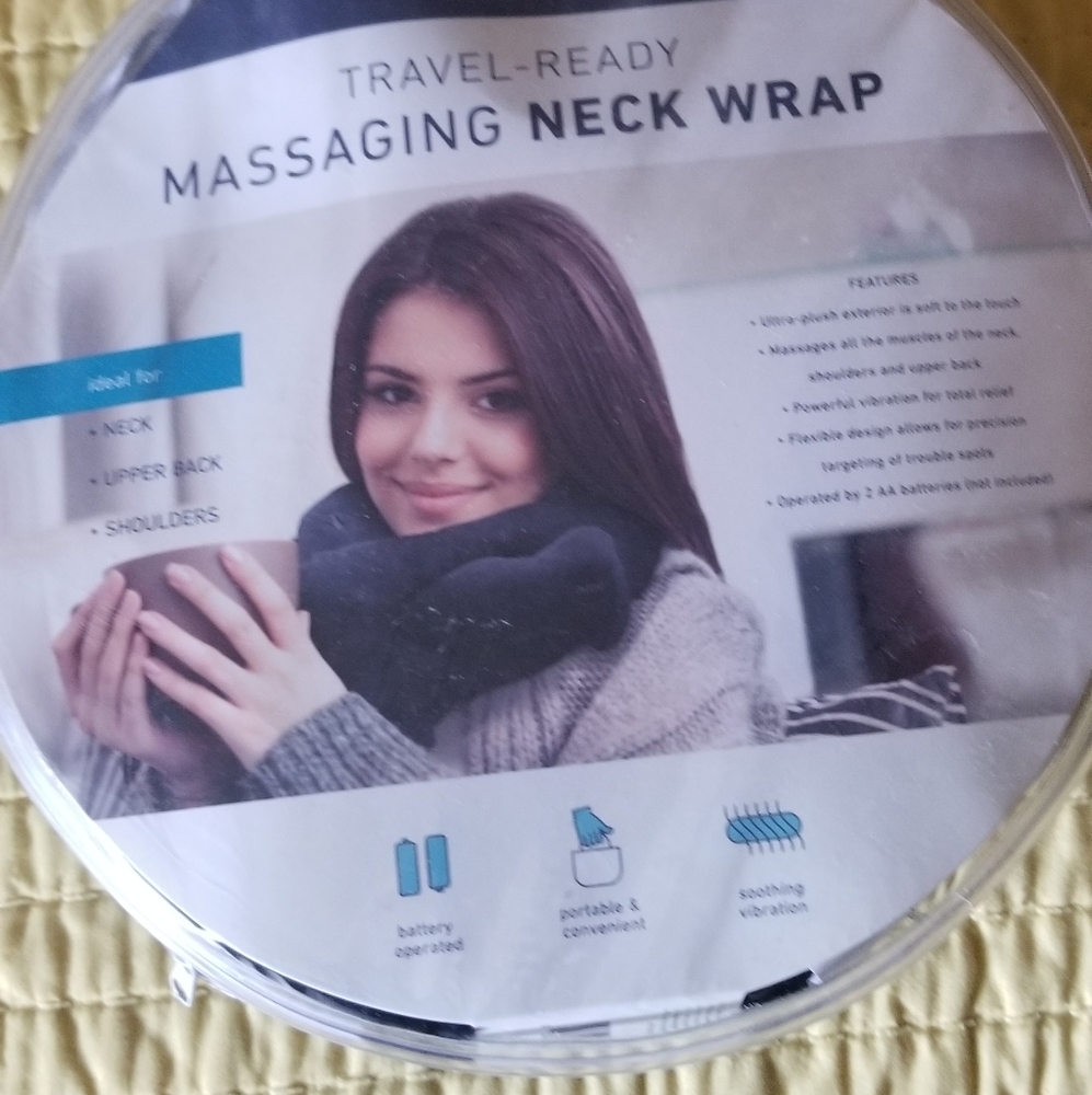 Sharper image massaging beck wrap.